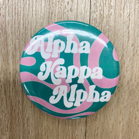Alpha Kappa Alpha Retro Button