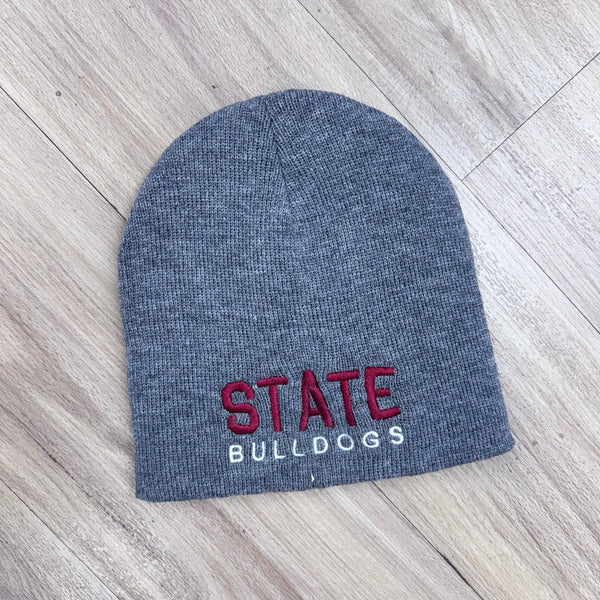 State Grey Beanie