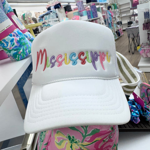 Mississippi Puff Foam Trucker Cap