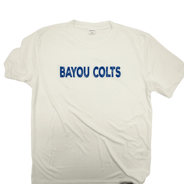 Bayou Colts Distressed Dri Fit Tee