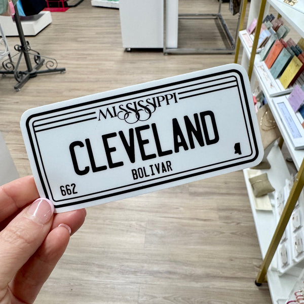 Cleveland, MS Bumper Sticker Decal