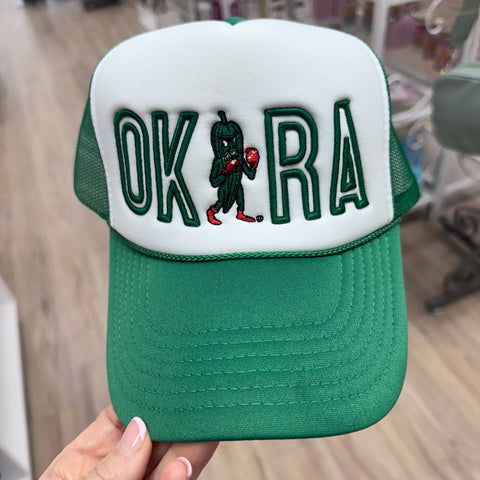 OKRA Puff Foam Trucker Cap