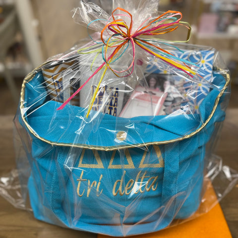 Tri Delta Large Bid Day Basket - Heidisonline