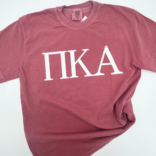 Pi Kappa Alpha Letter Tee