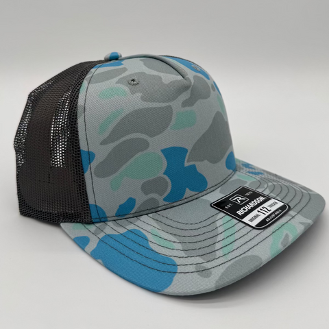 Saltwater Duck Camo/ Charcoal Hat