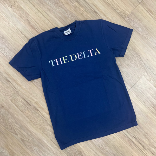 the delta multicolor tshirt