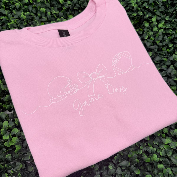 Pink Gameday Line  Tee
