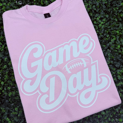 Pink Retro Gameday Tee