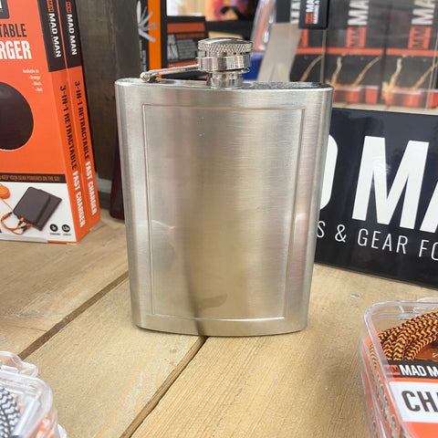 8oz Stainless Steel Hip Flask 