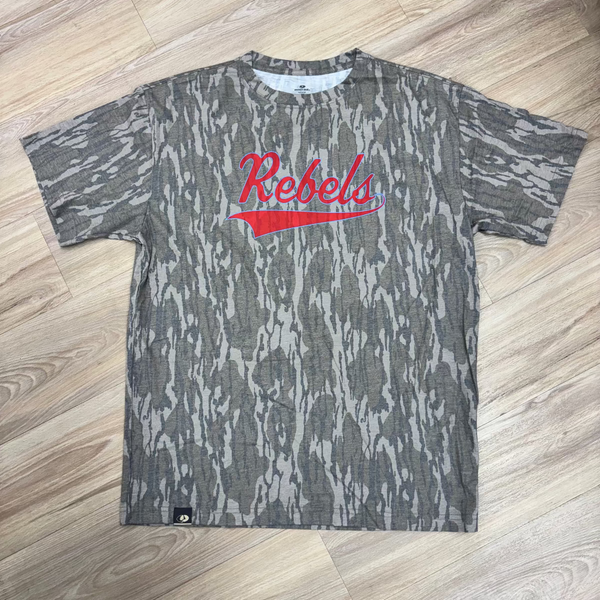 Rebels Mossy Oak® Washed Bottomland Short Sleeve