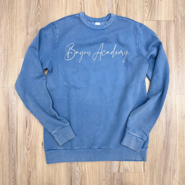 Bayou Metallic Vintage Wash Fleece Sweatshirt