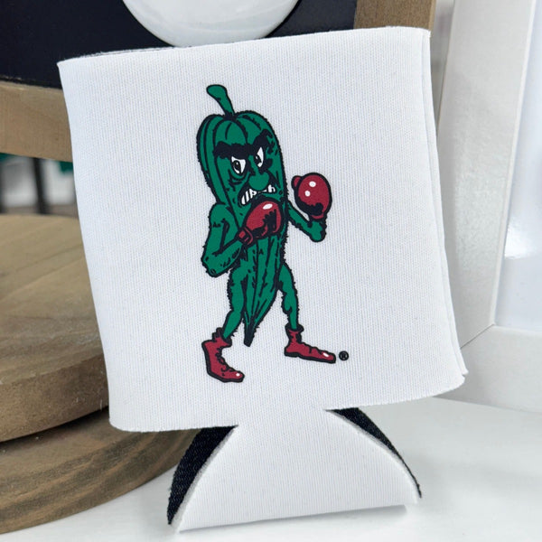 Fighting Okra Can Koozie