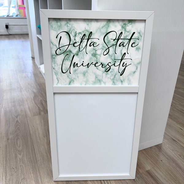 Delta State Script Magnetic Dry Erase Board