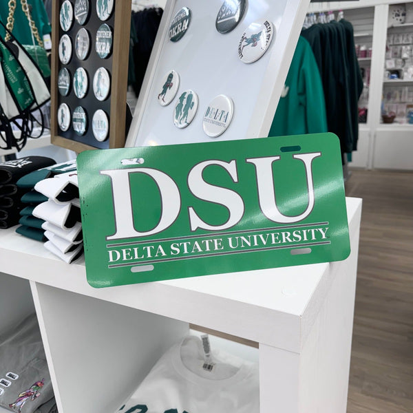 DSU Green Car Tag