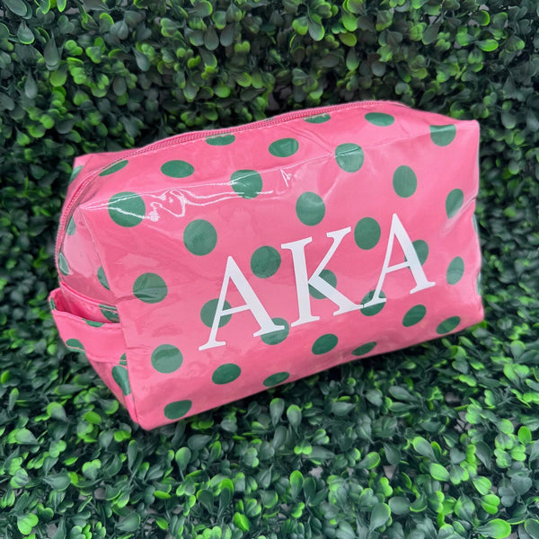 Waterproof Pink/Green AKA Cosmetic Pouch