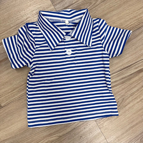 Blue Stripe Game Day Polo