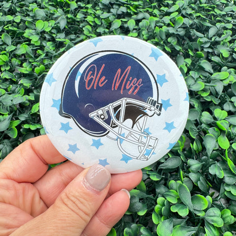Blue Helmet 3" Button: