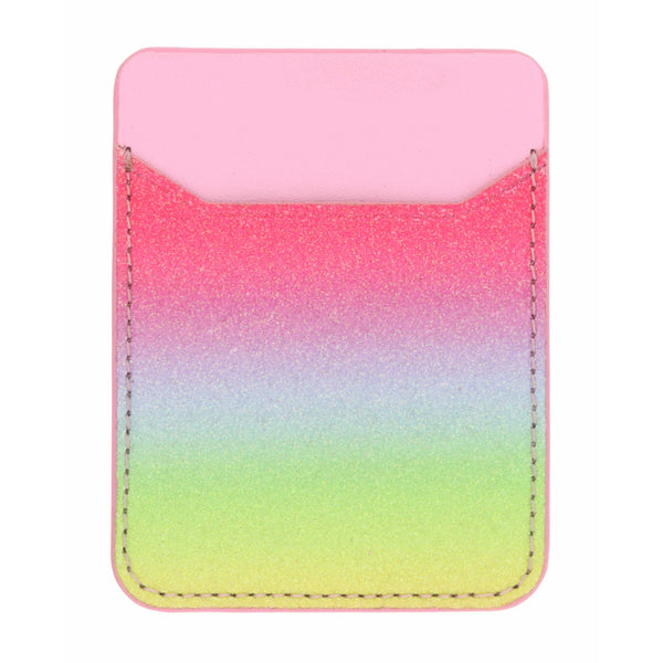 Rainbow Glitter Phone Wallet