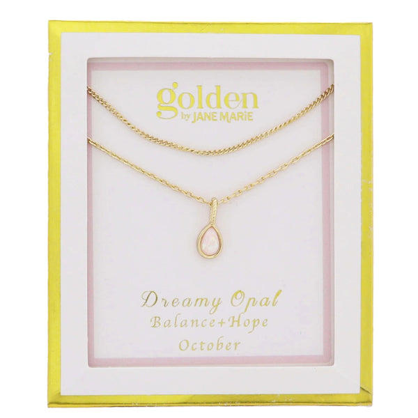 Golden Year Necklace: October