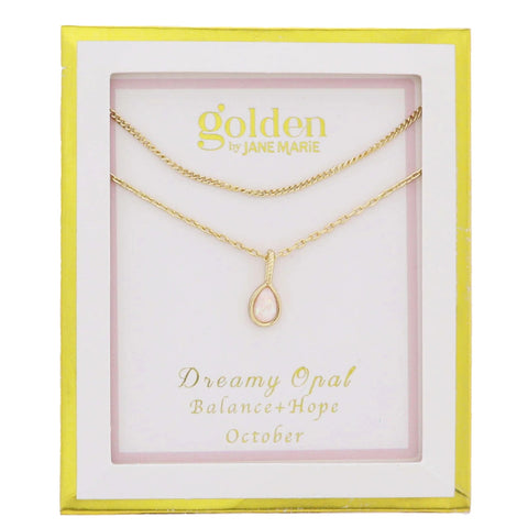Golden Year Necklace: October