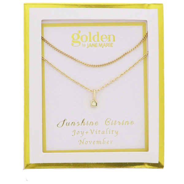 Golden Year Necklace: November