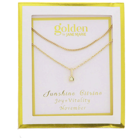 Golden Year Necklace: November