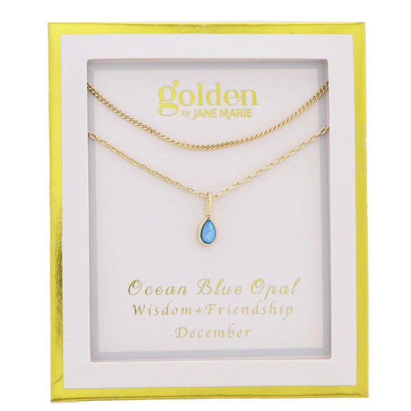 Golden Year Necklace: December