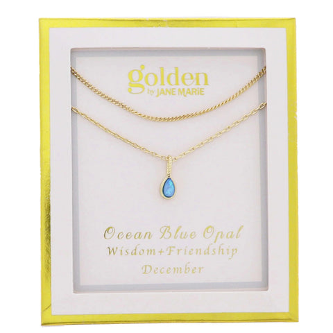 Golden Year Necklace: December