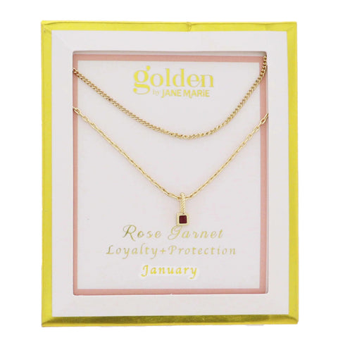 Golden Year Necklace: January