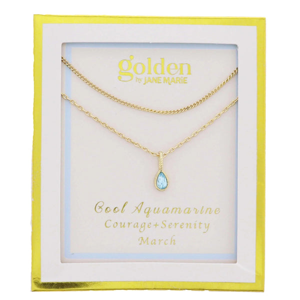 Golden Year Necklace: March