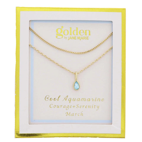 Golden Year Necklace: March