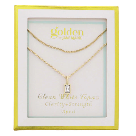 Golden Year Necklace: April