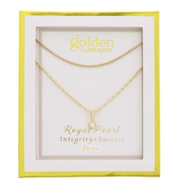 Golden Year Necklace: June
