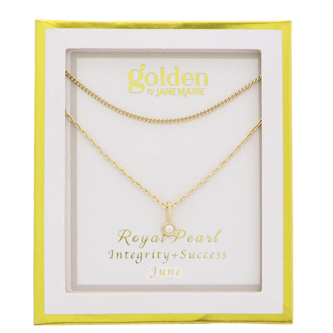 Golden Year Necklace: June