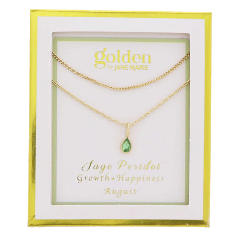 Golden Year Necklace: August
