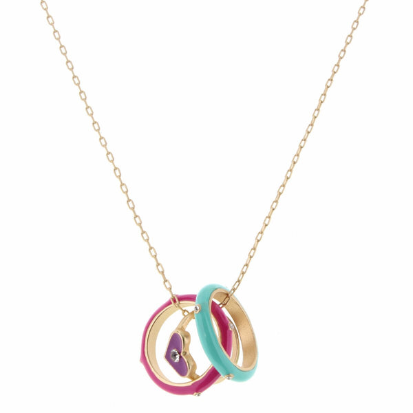 Wearable Rings Necklace Heart