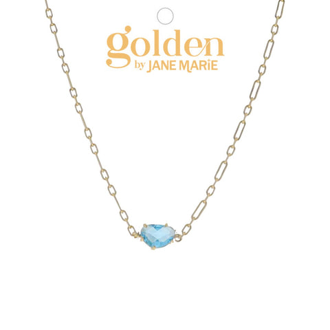 Golden Month Necklace: December