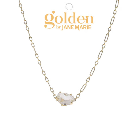 Golden Month Necklace: April