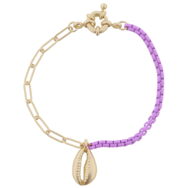 On Color Bracelet: Cowrie Shell