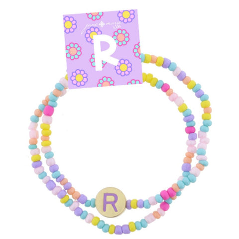 Initially Colored Bracelets: R