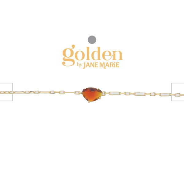 Golden Month Bracelet: January