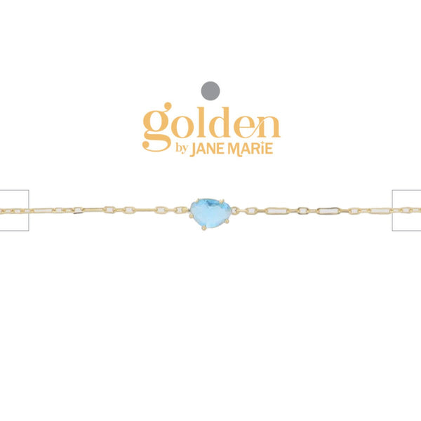 Golden Month Bracelet: March