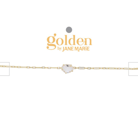 Golden Month Bracelet: April