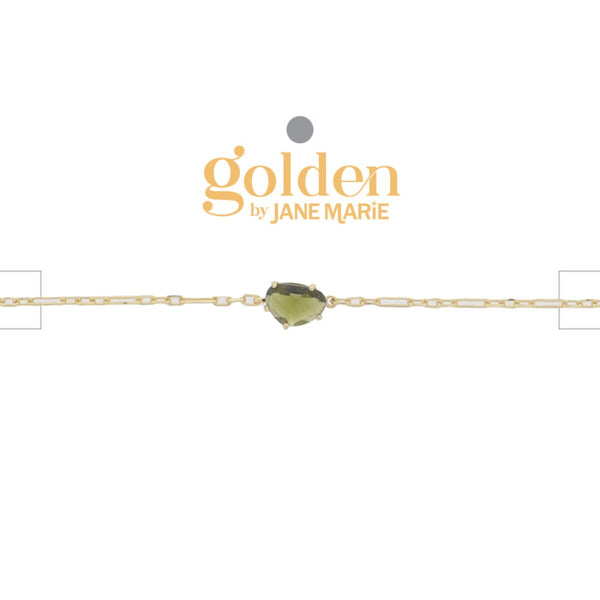 Golden Month Bracelet: August