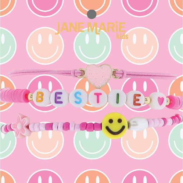 Wrapped in Color Bracelet Set: Bestie