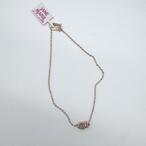 My Golden Bling Necklace: XOXO