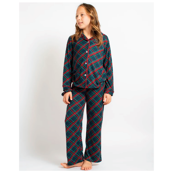 Kids Layton Plaid Pajama Set