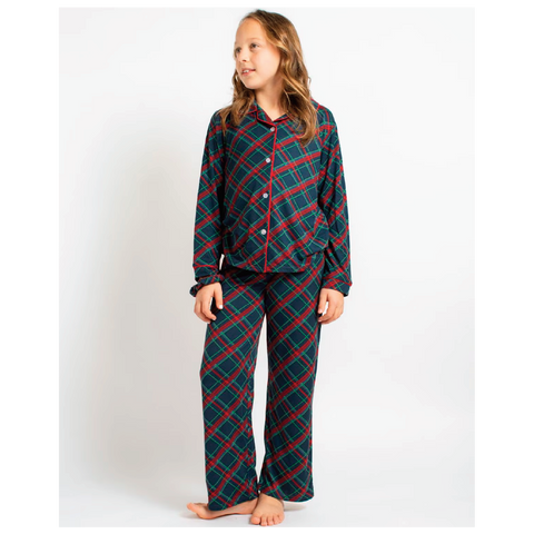 Kids Layton Plaid Pajama Set
