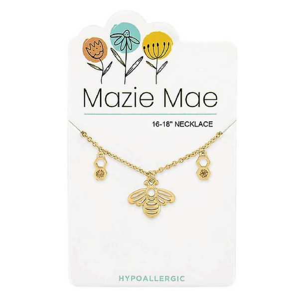 Gold Bee Necklace