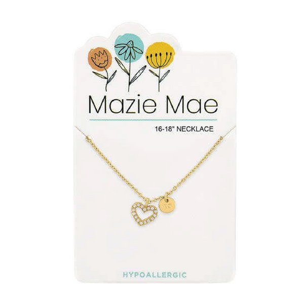 Gold Open Heart Necklace